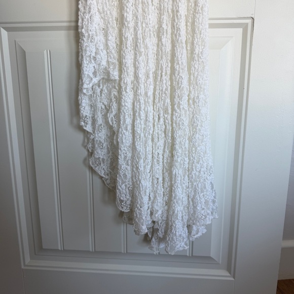 Mango White Crochet Lace Slip Dress - Picture 7 of 10